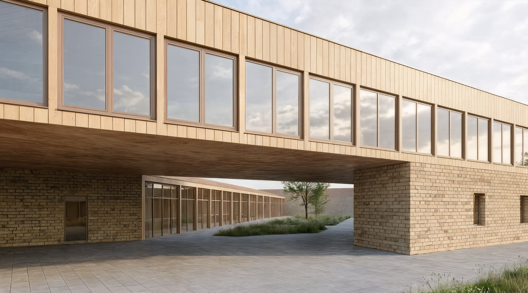 Inner Courtyard Perspective